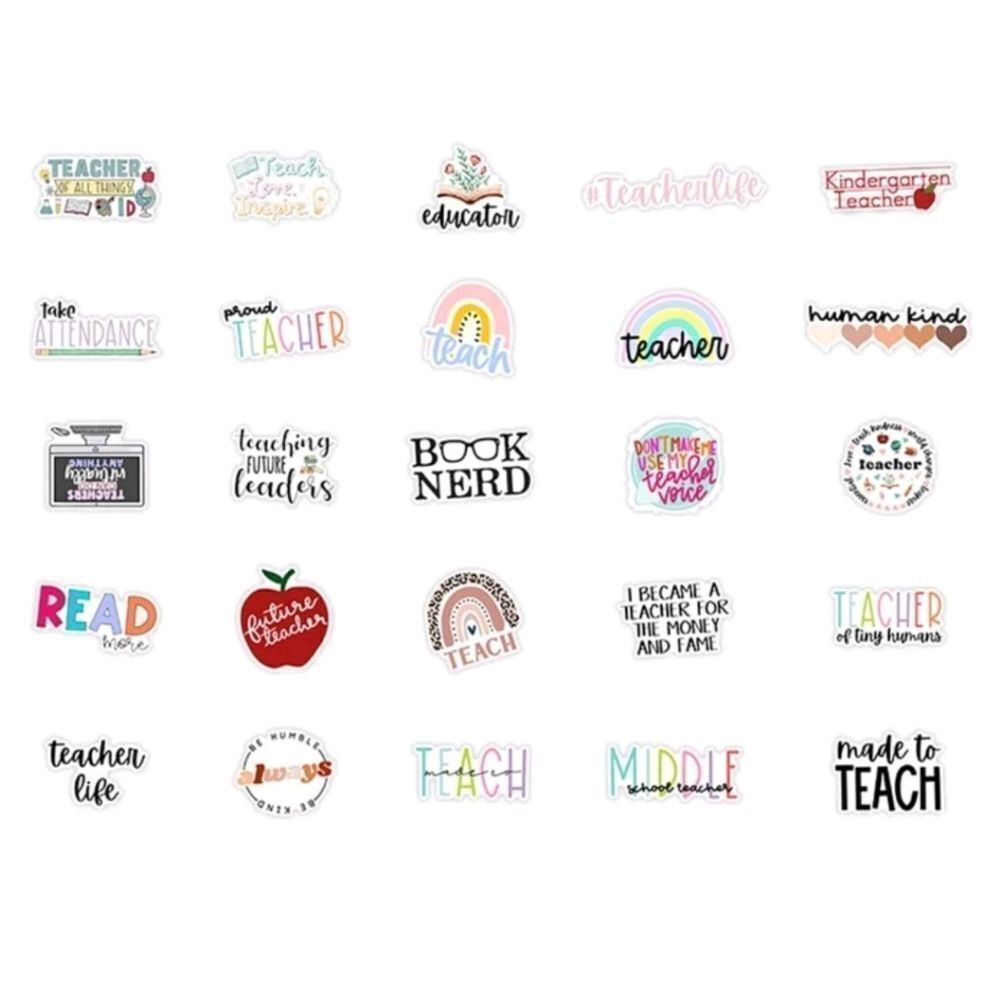 Assorted Teacher Stickers  - Picture 5 of 6